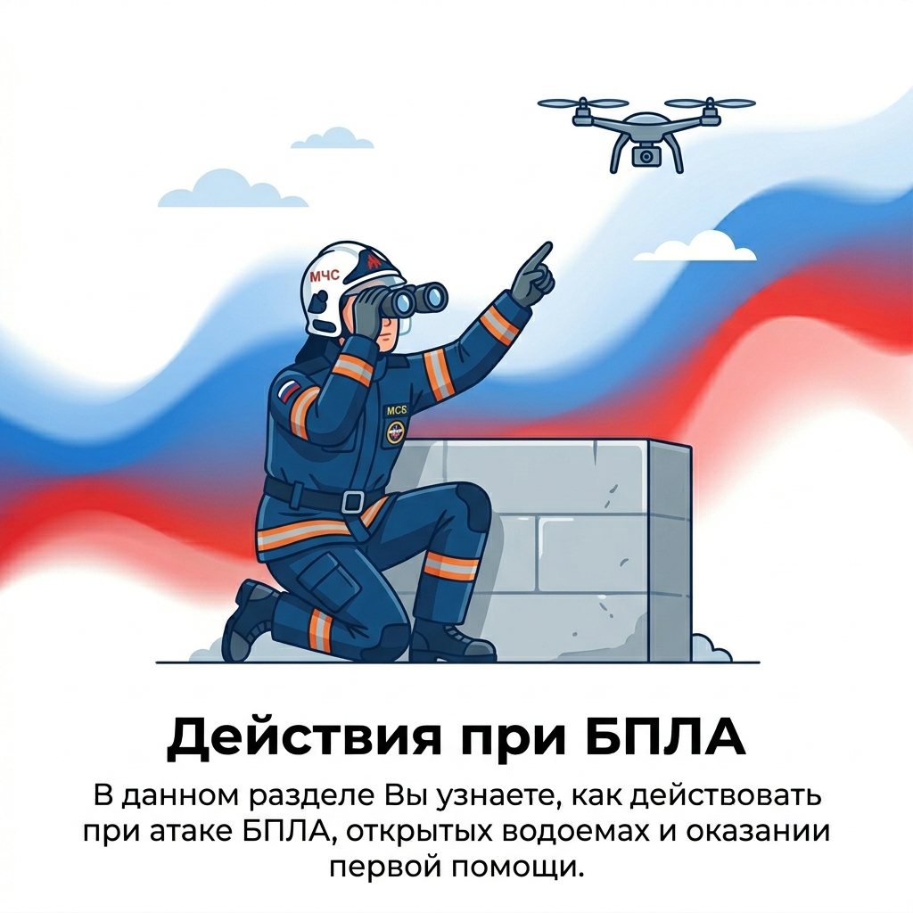 Действия при БПЛА